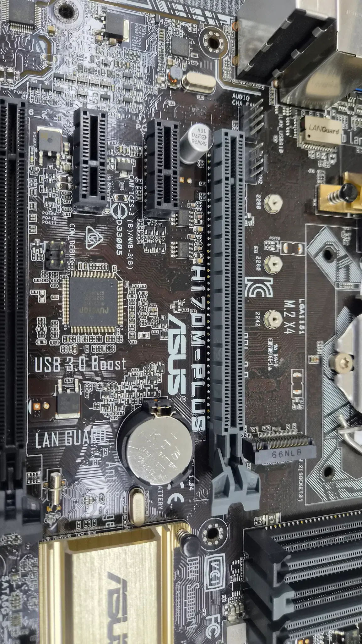 ASUS H170M-PLUS 메인보드 + 백패널