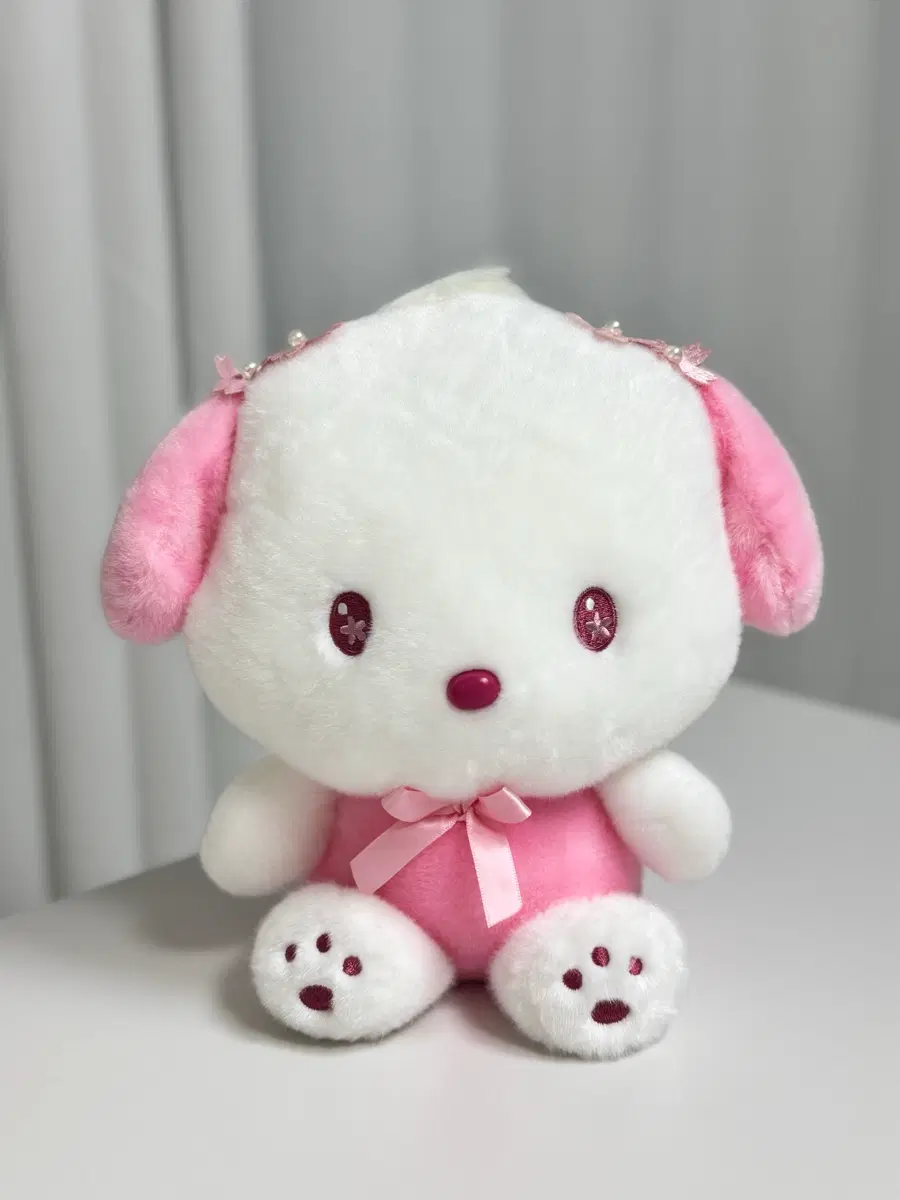 산리오 포차코 핑크톤 중형 인형 25cm 새상품 정품 벚꽃 체리블라썸
