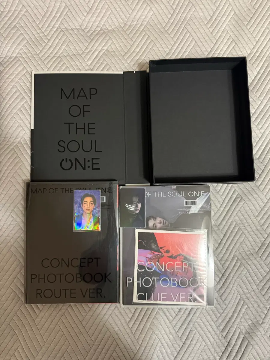 BTS MAP OF THE SOUL ON:E 콘셉트 포토북 정국 뷔 슈가 포카