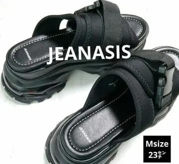 JEANASIS 통굽 샌들 블랙 Msize