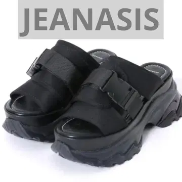 JEANASIS 통굽 샌들 블랙 Msize