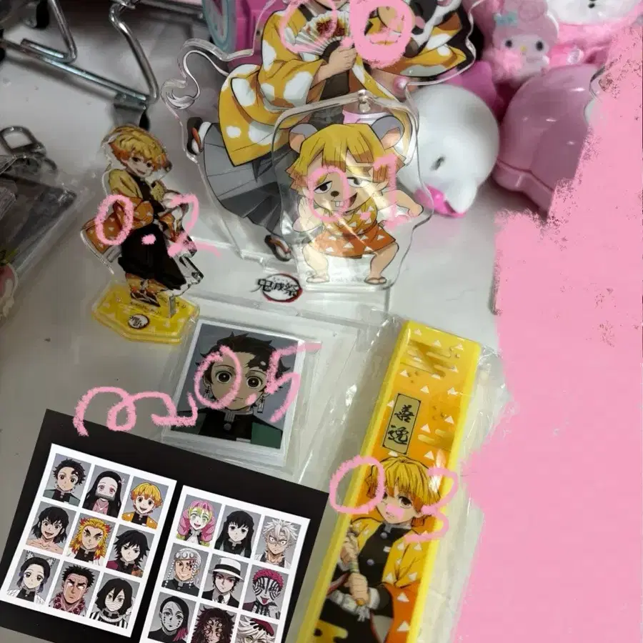 <일괄가격 내림>귀칼 젠이츠 굿즈 팔아용
