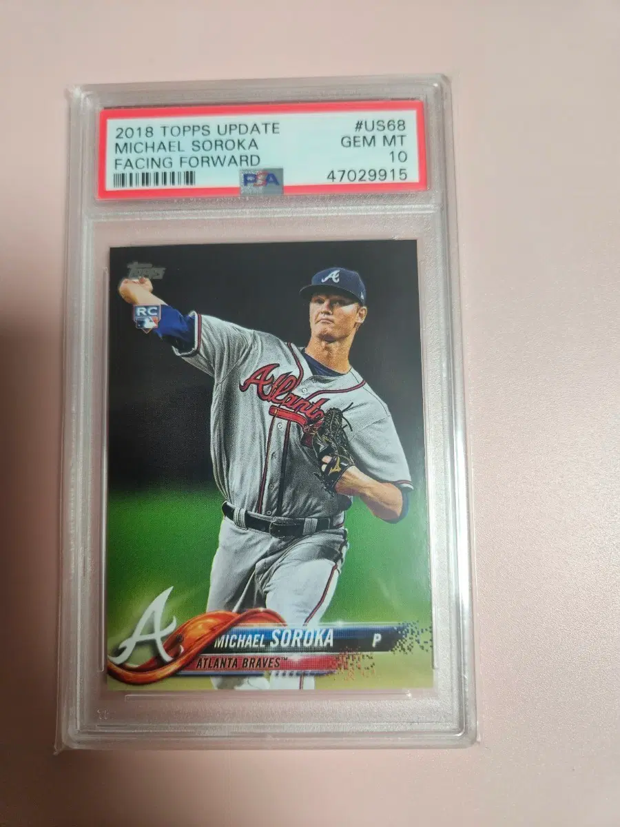 애틀란타)마이클 소로카 PSA 10등급 2018 Topps 루키 카드