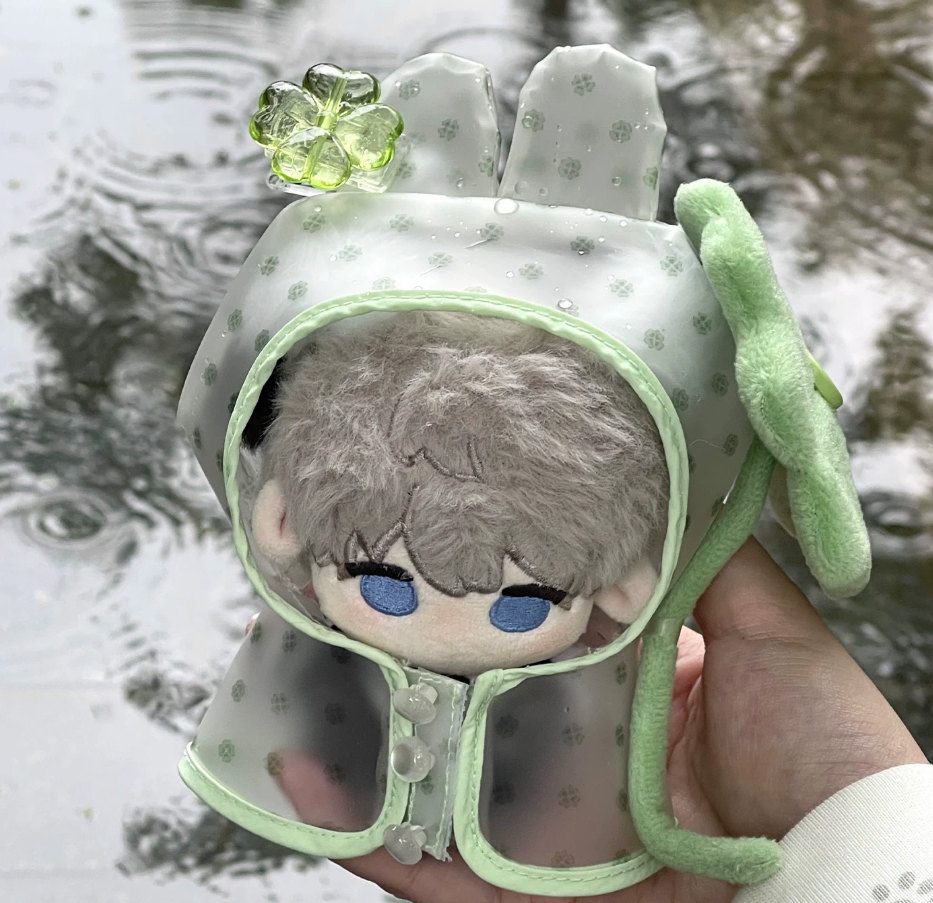 10cm 인형옷 클로버 우비