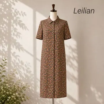 레리안 Leilian 원피스 비침 엘레강스 도트 무늬 11호