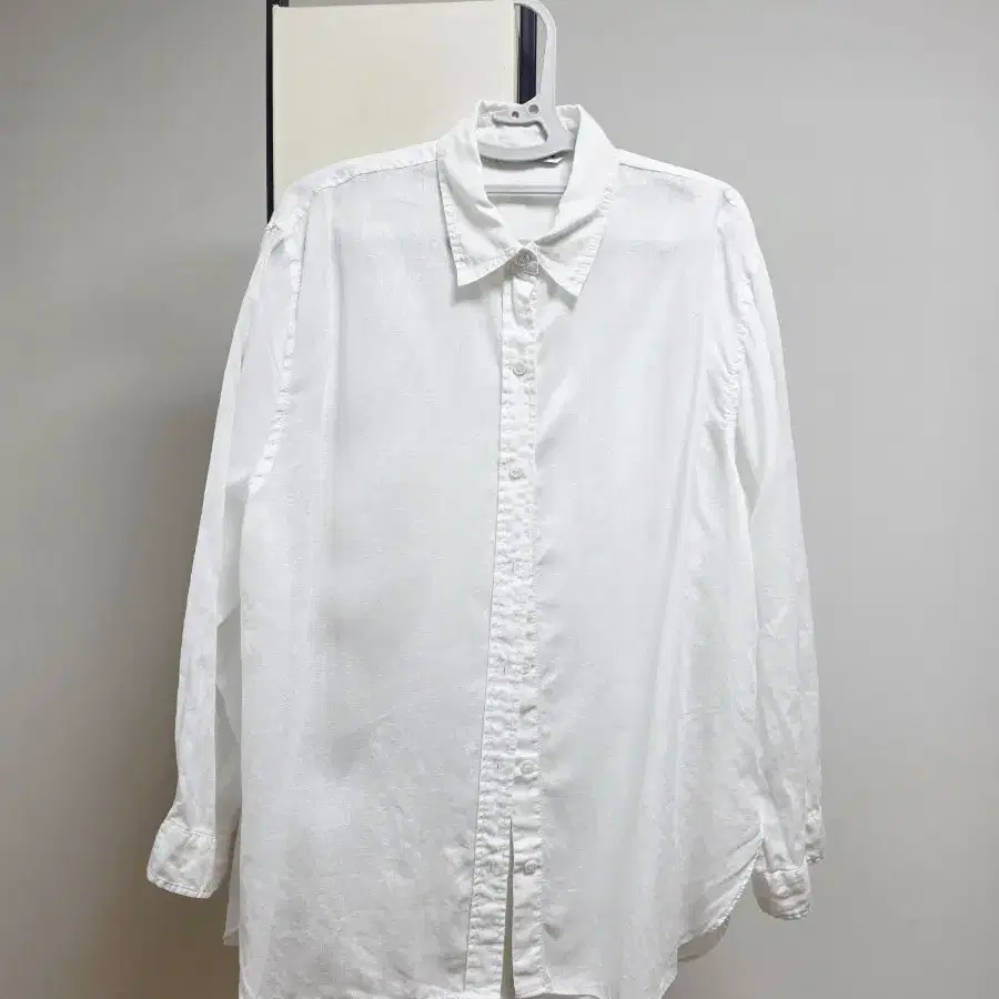 zara 린넨 기본 셔츠 화이트 m