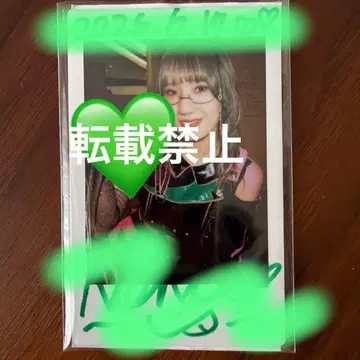 가면 여자 NONOA 발매 기념 이벤트 폴라로이드 촬영 친필 사인 폴라로이드