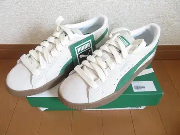 미사용 PUMA 스웨이드 빈티지 아토모스 FR2 그린 23cm