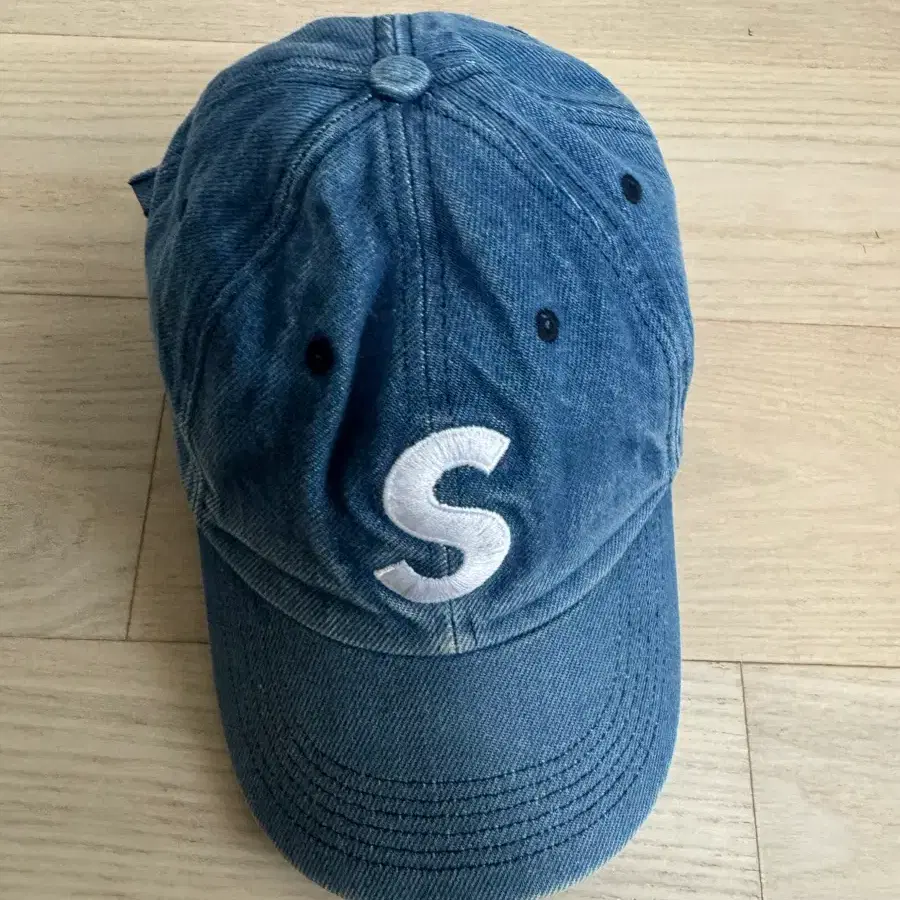 슈프림 데님 볼캡 블루