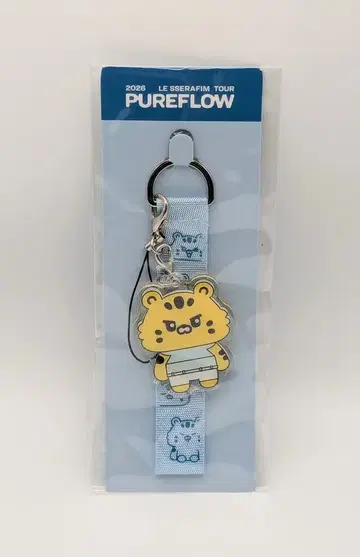 LE SSERAFIM 2026 PUREFLOW CHAEWON FIM'S CLUB STRAP KEYRING