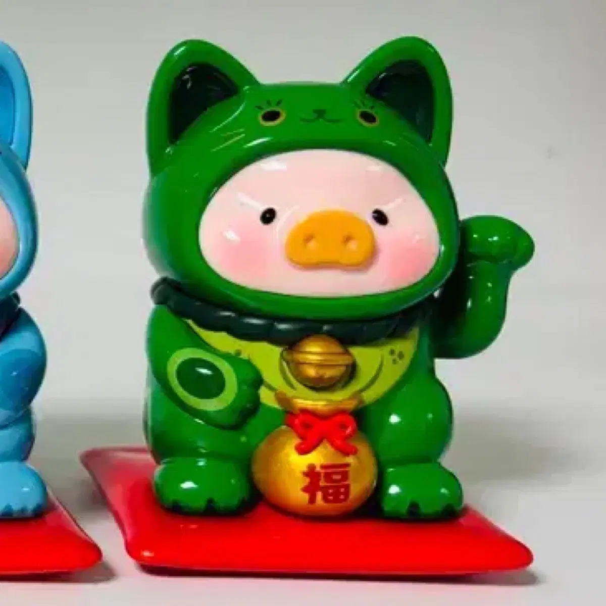 루루더피기 럭키캣(녹색) 마네키네코 시리즈