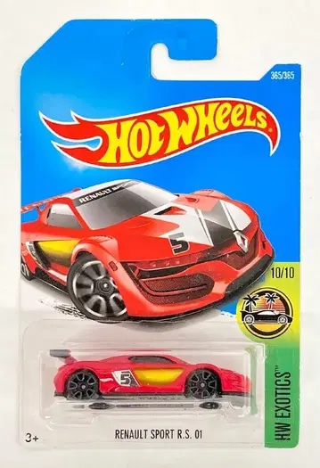 MATTEL HW EXOTICS HOTWHEELS RENAULT SPORT R.S.01 레드/#5 DVC53