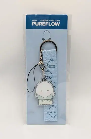 LE SSERAFIM 2026 PUREFLOW YUNJIN FIM'S CLUB STRAP KEYRING