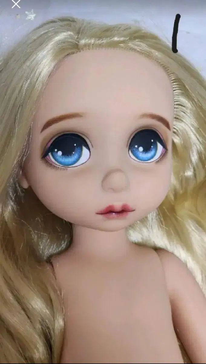 디즈니 라푼젤 리페인팅 베이비돌