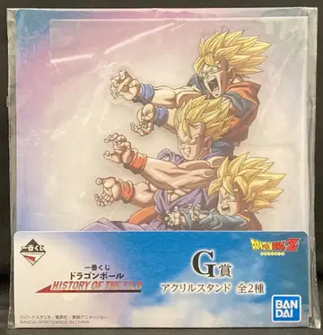BANDAI SPIRITS 제일복권 드래곤볼 HISTORY OF THE FILM G상 부자가 함께하는 에네르기파 아크릴 스탠드