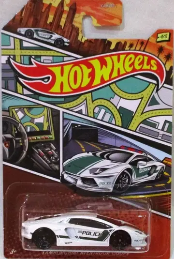 MATTEL MATTEL WHEELS HOTWHEELS 람보르기니 아벤타도르 쿠페/경찰차 4