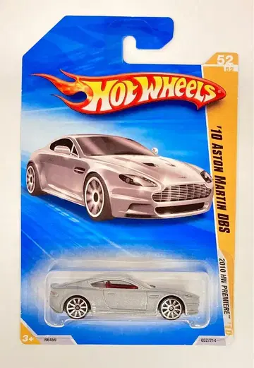 MATTEL 2010 HW PREMIERE HOTWHEELS '10 ASTON MARTIN DBS 실버 R6459