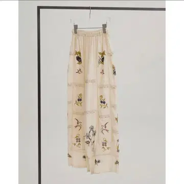 Embroidery Patchwork Trousers 36
