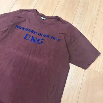 70s champion 플로키 프린트 티셔츠