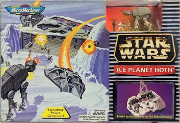GALOOB STAR WARS / EPISODE 5 (THE EMPIRE STRIKES BACK) MICRO MACHINES / SPACE ICE PLANET HOTH