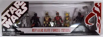 HASBRO 리퍼블릭 엘리트 포스 만달로리안 & 클론 트루퍼 3.5인치