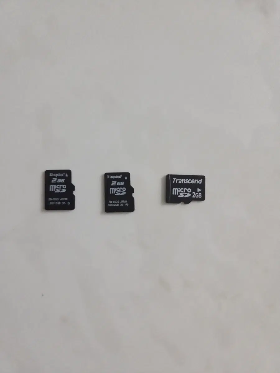 micro sd카드 2g 3개 팝니다