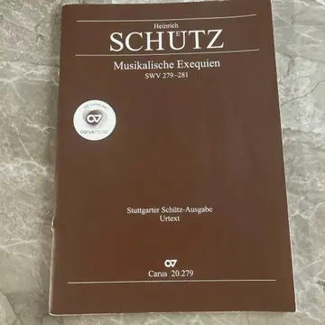 수입 악보 슈츠, Heinrich: 장송 음악 SWV. 279-281