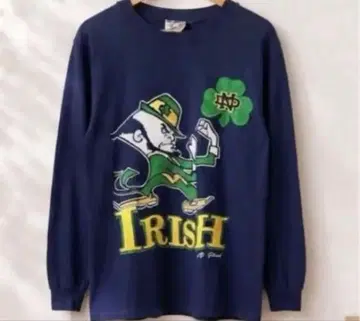 90s 빈티지 The Game 롱티 FightingIrish L