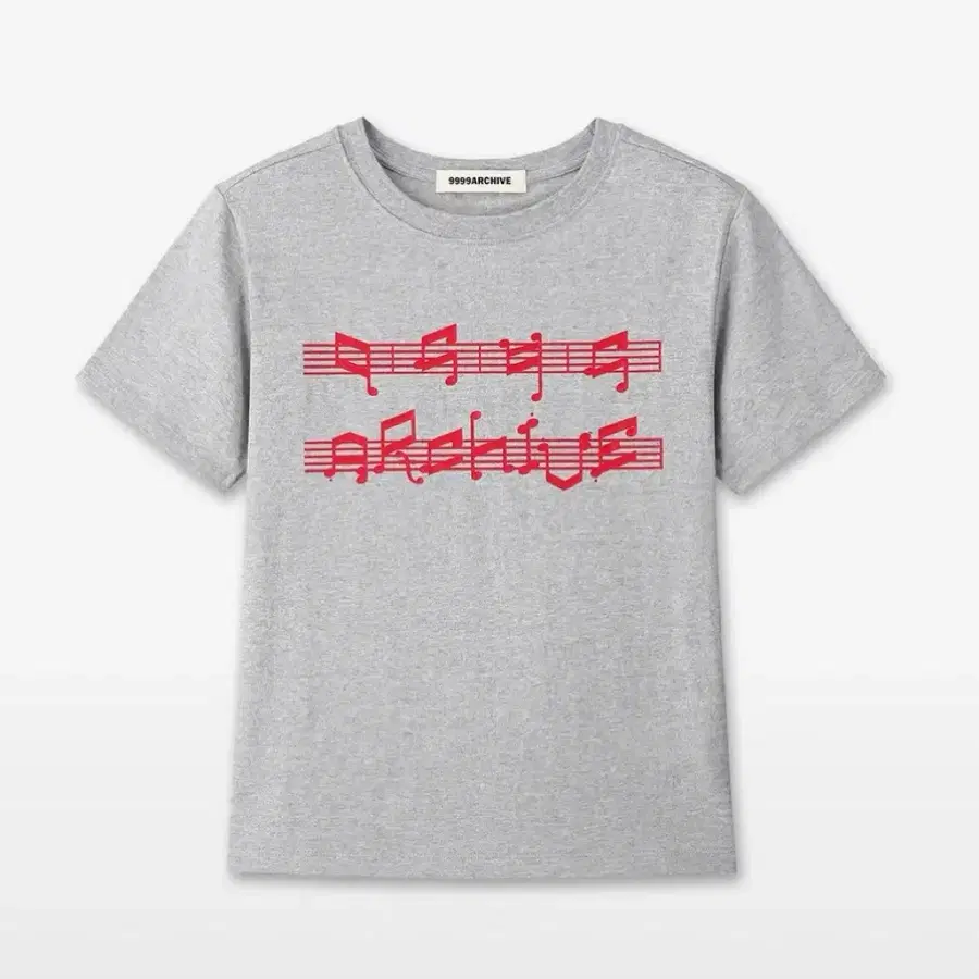 9999 아카이브 Music Note Print T