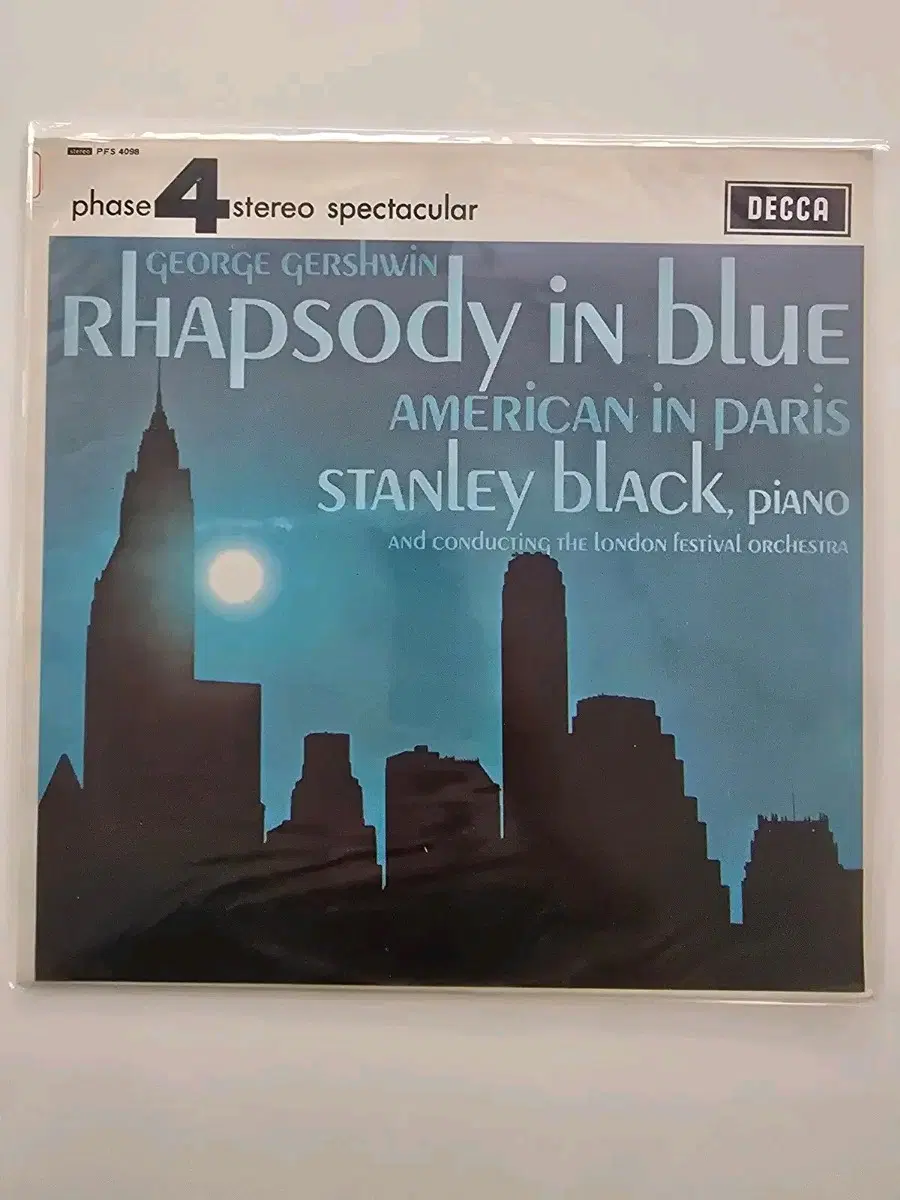 George Gershwin조지거쉰, 랩소디인블루 LP/  스탠리 블랙 Stanley Black / MINT
