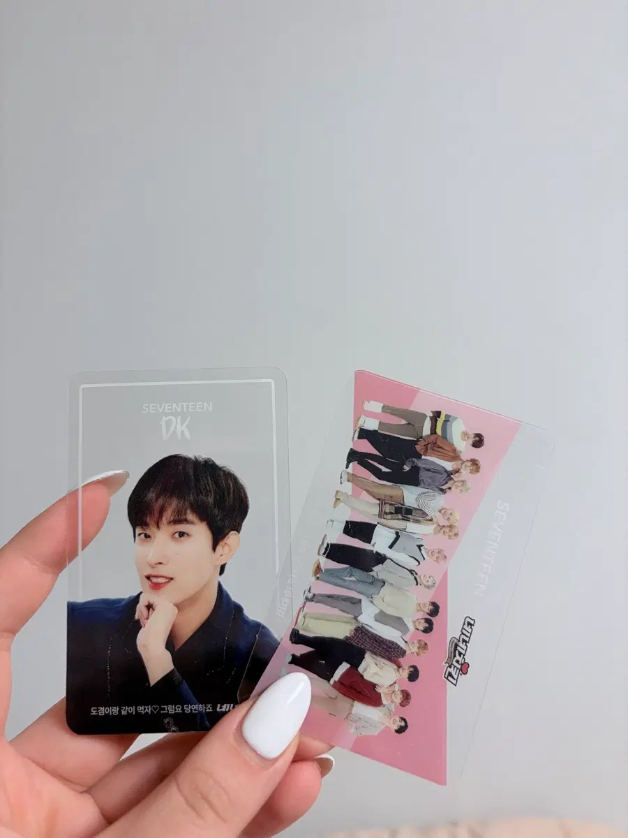 세븐틴 포토카드 네네치킨 도겸