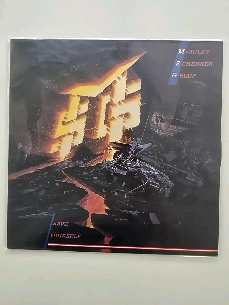 M-S-G LP /매콜리 쉥커 그룹 McAuley Schenker Grou/Save Yourself/가사집 있음/ MINT
