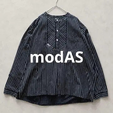 2240 modas (모다스) 풀오버 피셔맨 셔츠