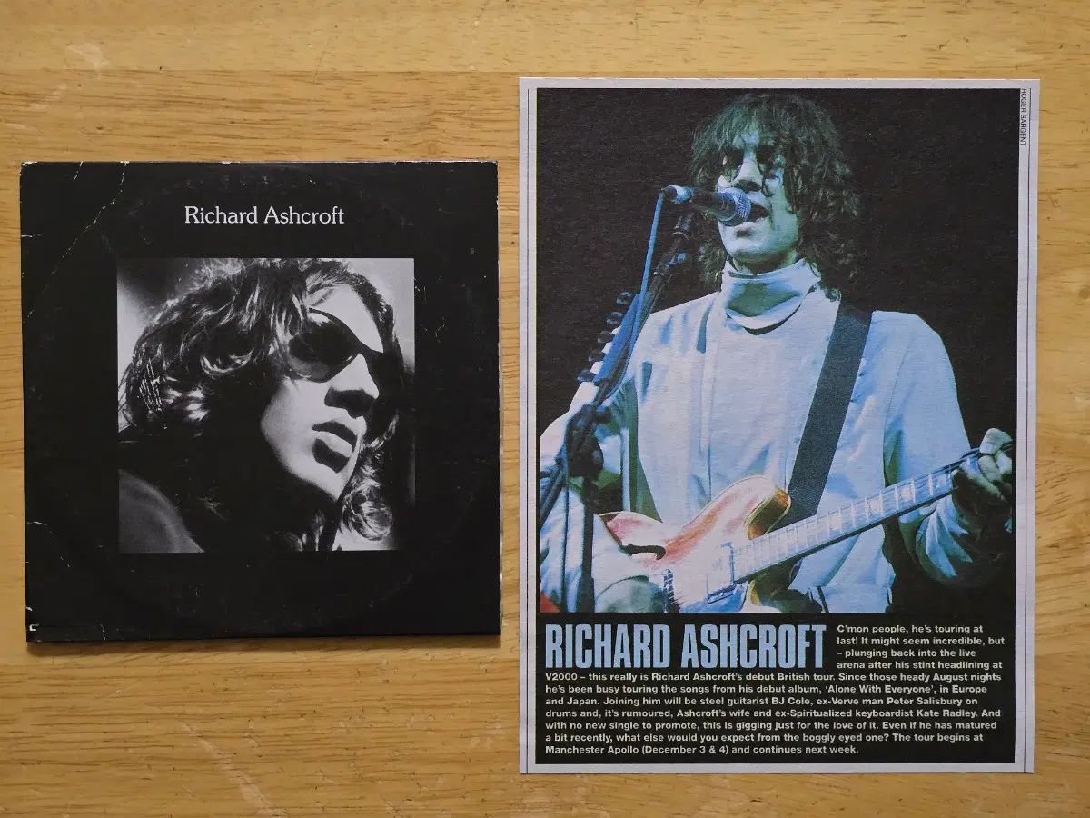 CD 음반 The Verve 버브 Richard Ashcroft - Richard Ashcroft 영국반