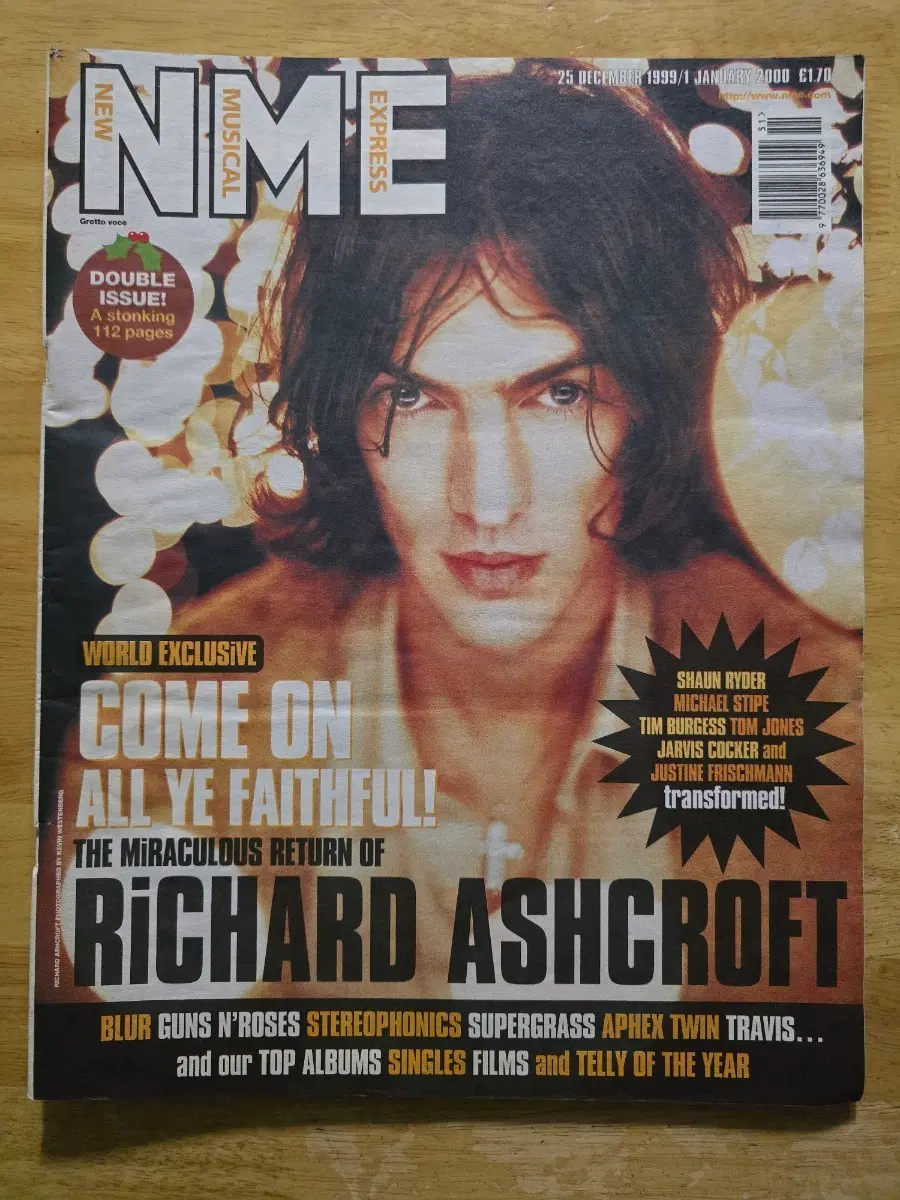 매거진 The Verve 버브 Richard Ashcroft NME 라지 매거진