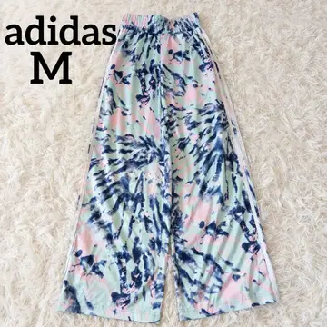 adidas Originals 새틴 와이드 팬츠 타이다이 패턴 M