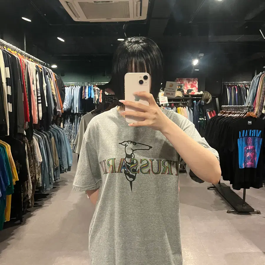 (880) VTG 빈티지 레터링 퍼피 프린팅 반팔 티셔츠