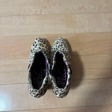 elle girl 레오파드 무늬 숏부츠 L 사이즈