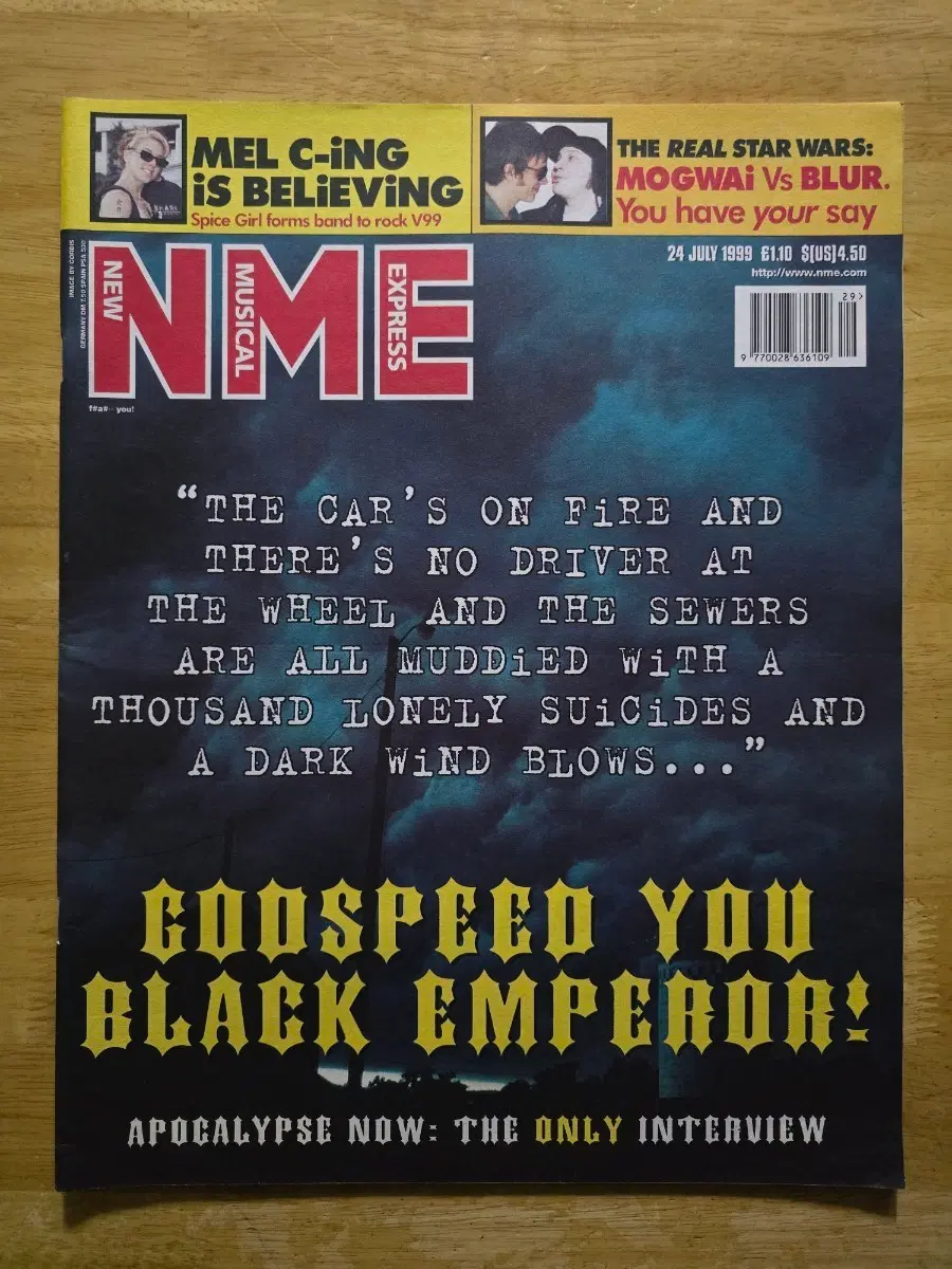 매거진 Godspeed You Black Emperor NME 라지 매거진