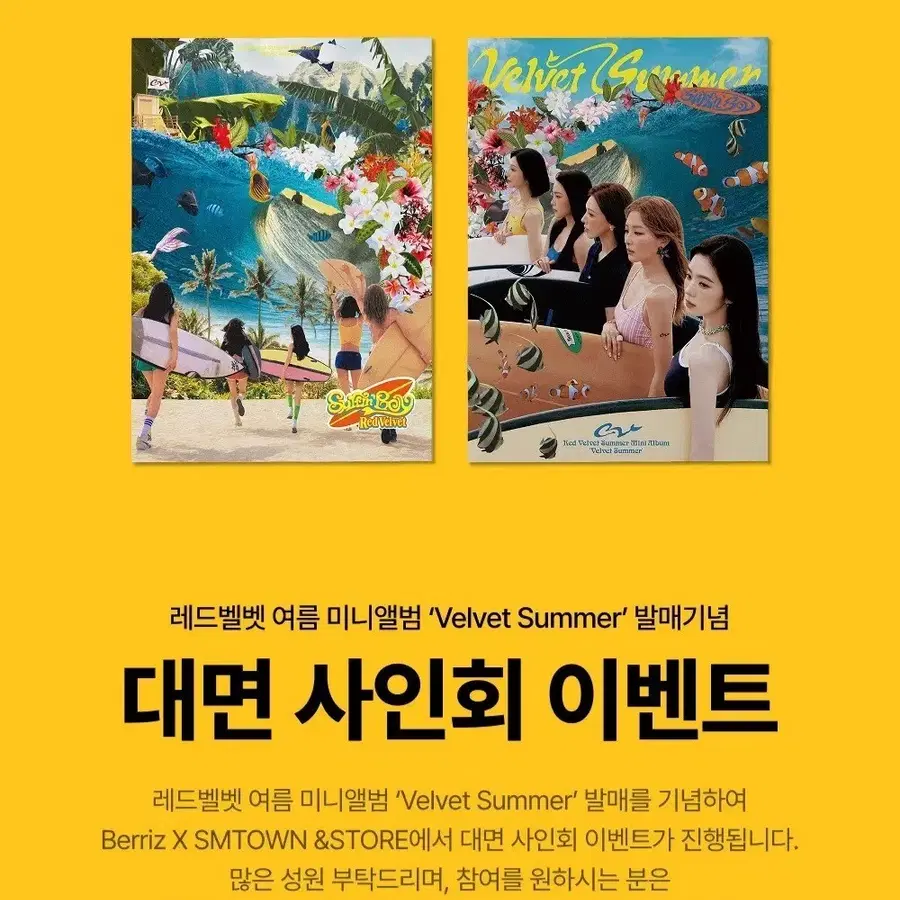 레드벨벳 Velvet Summer 베리즈 팬싸 미공포