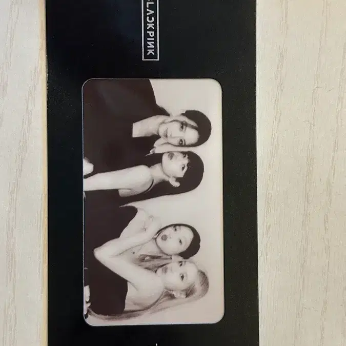 블랙핑크 더앨범 blackpink the album 마운티드 포토카드