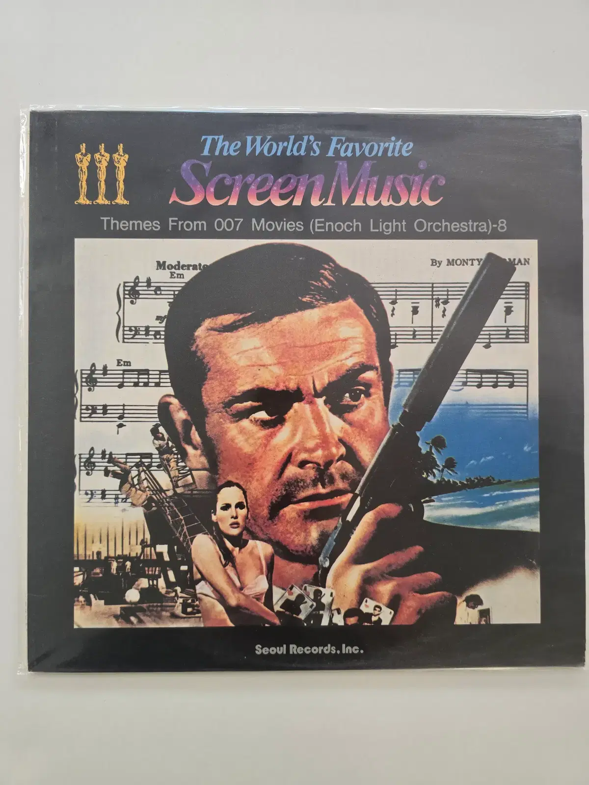 문화음악 LP/ 에녹 라이트 오케스트라 Enoch Light Orchestra - Themes From 007 Movies/ MINT