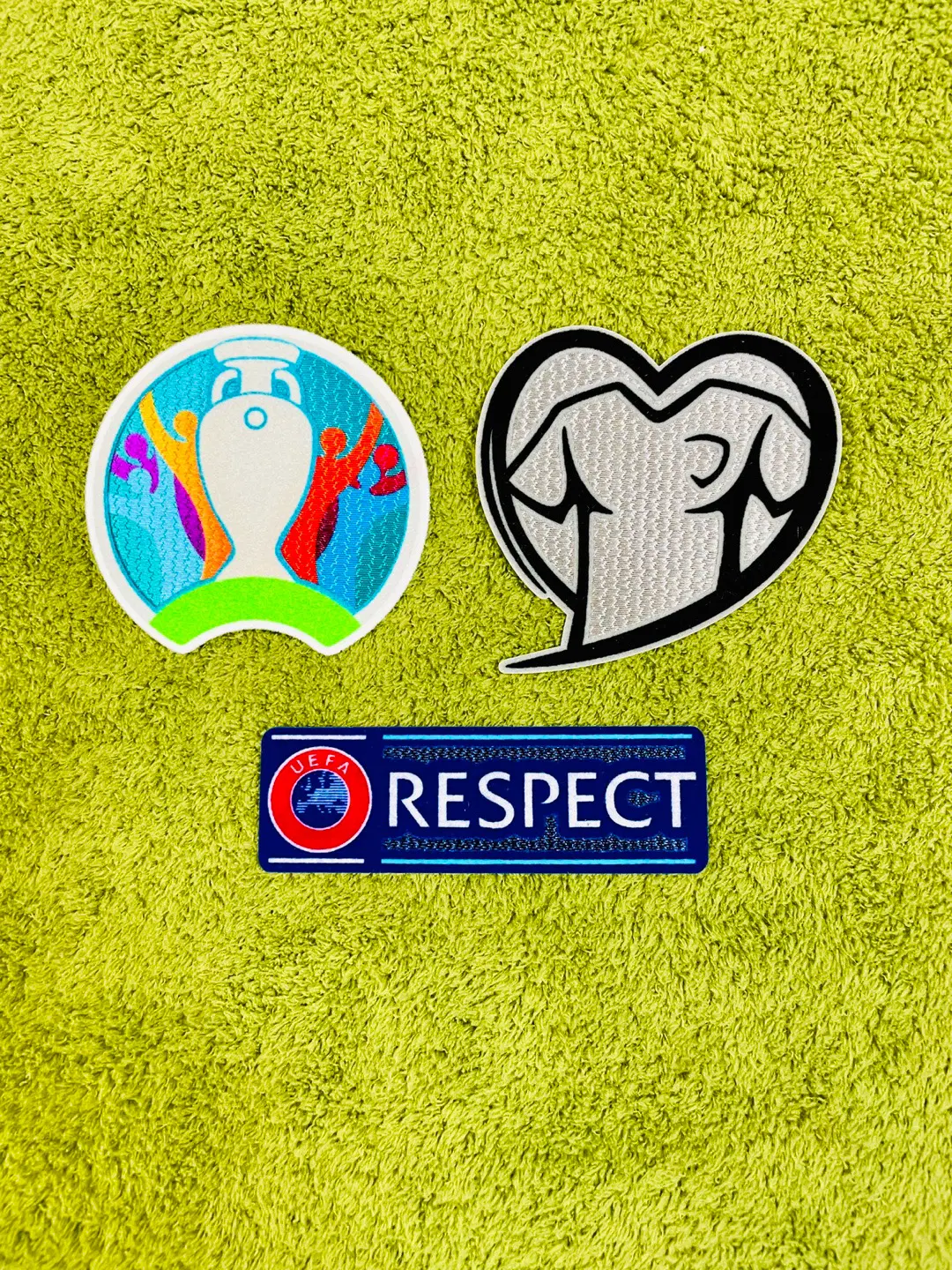 UEFA 유로 2020 예선 유니폼 패치 SET 3EA 세트 EURO