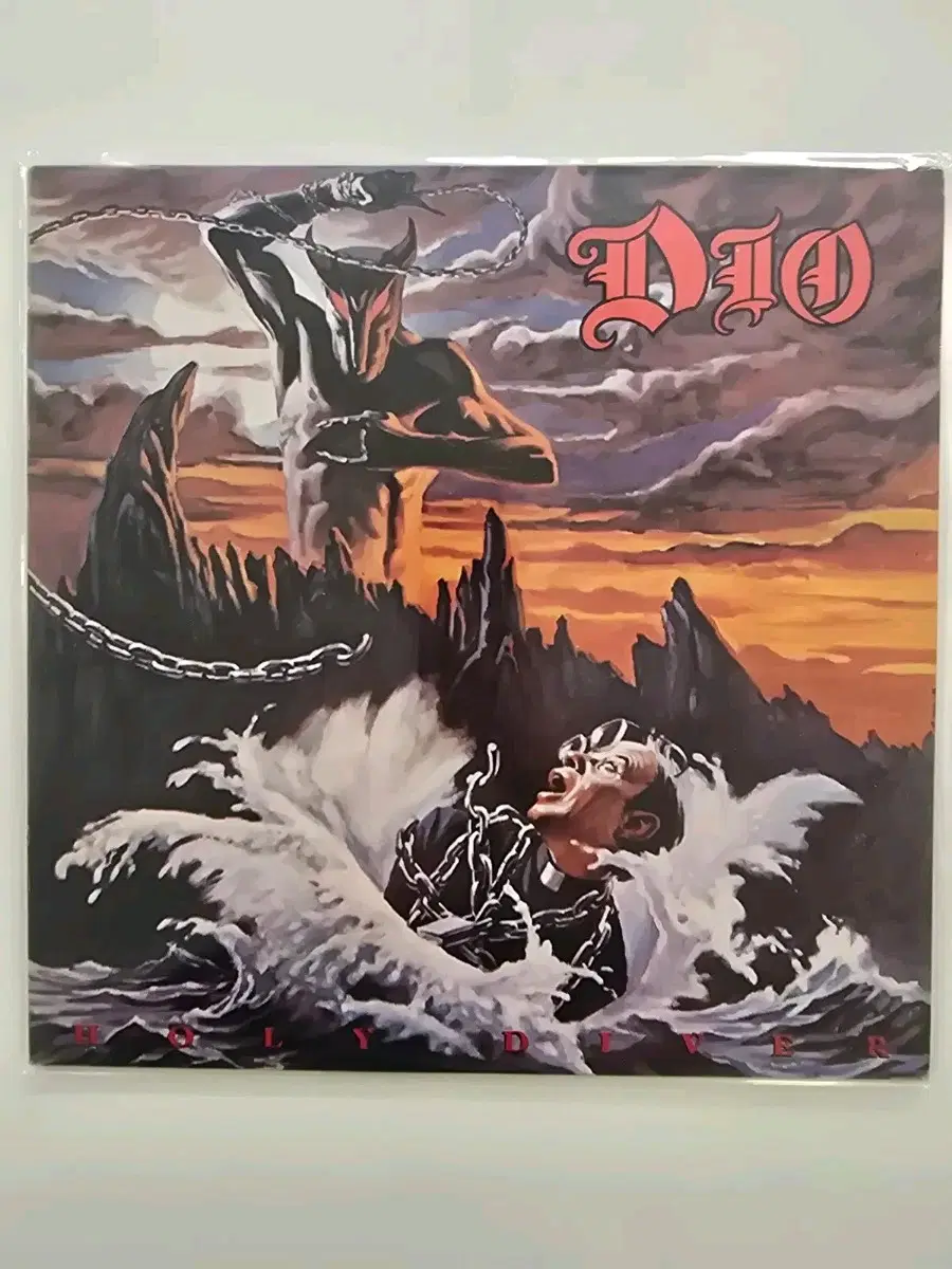 디오 1집 LP/ Dio - Holy Diver/ 가사집 있음/ NM