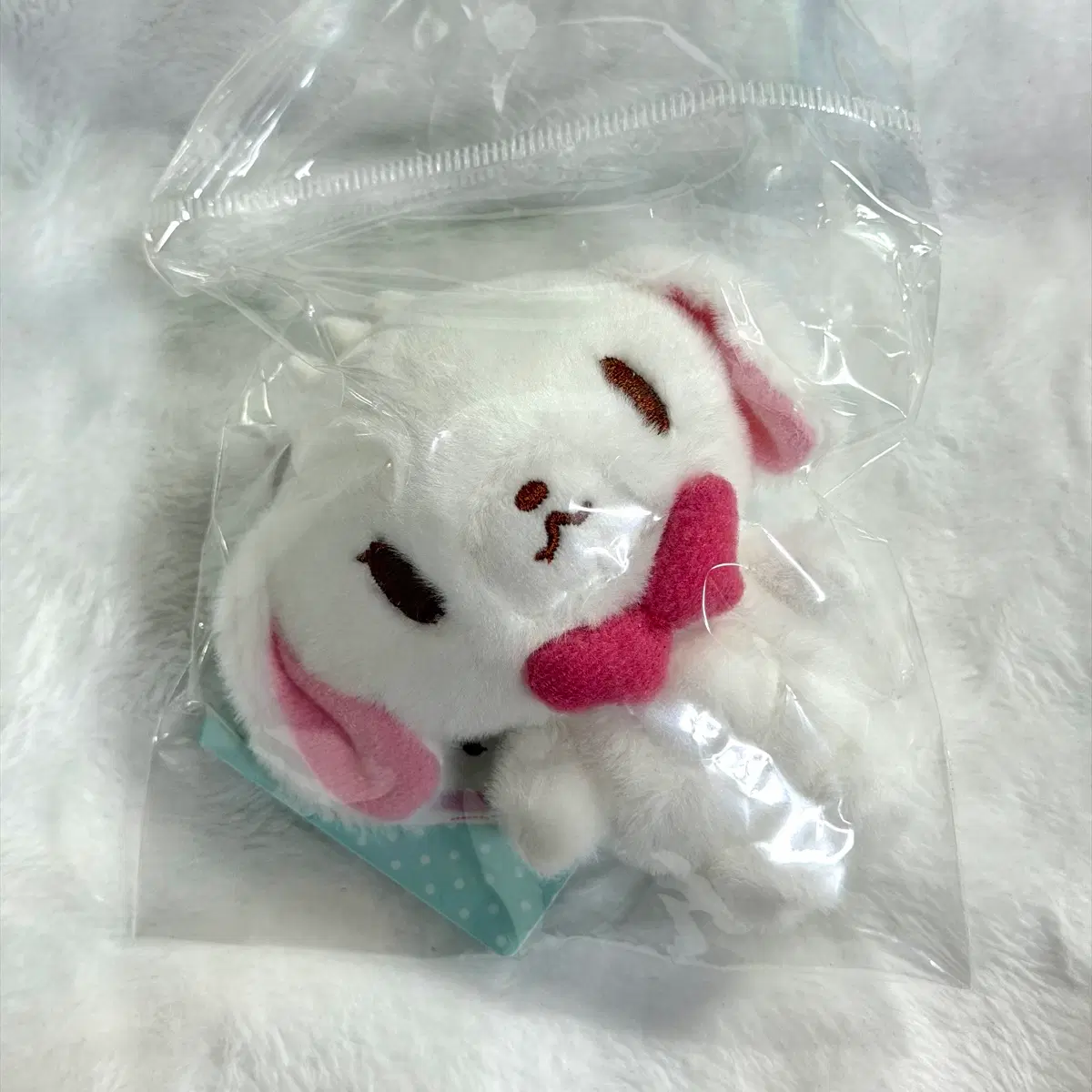 산리오 슈가바니즈 시로우사 인형 키링 누이