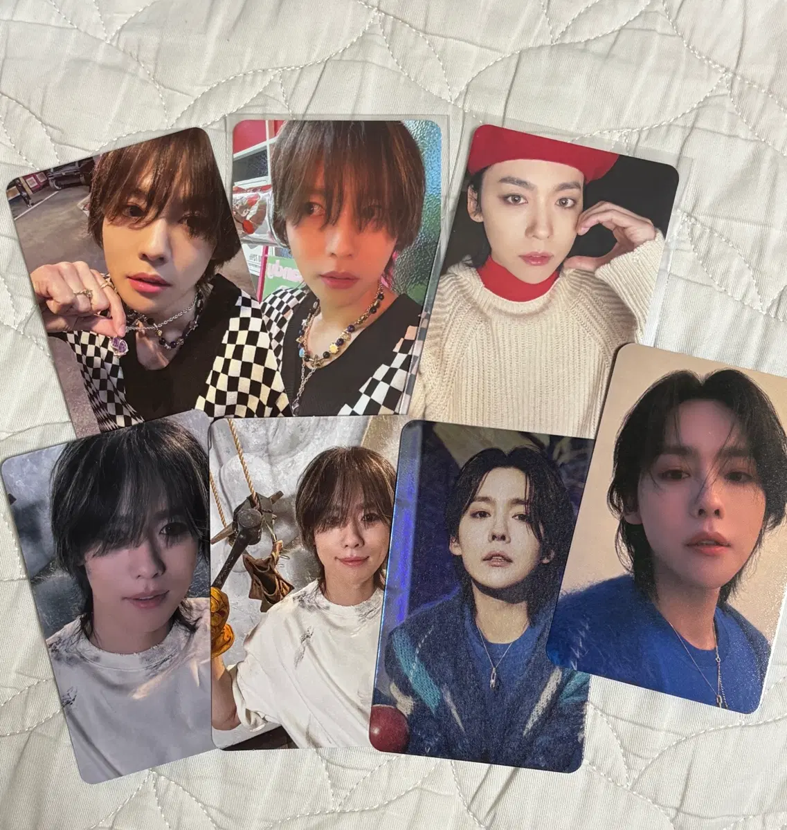 위너 김진우 포카 탈덕처분 홀리데이 럭드/앨범포카 7장 일괄 세트