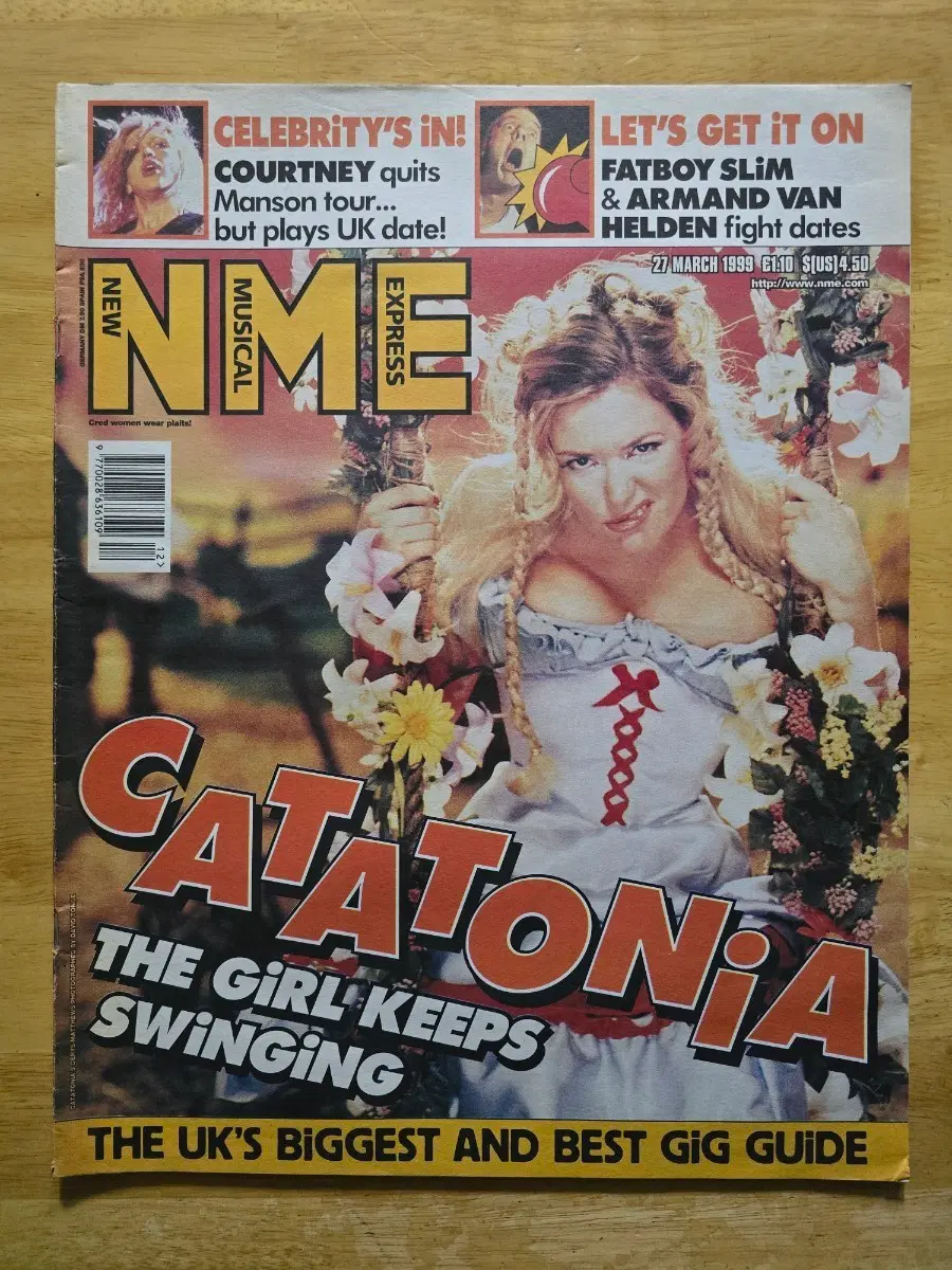 매거진 Catatonia 카타토니아 NME 라지 매거진