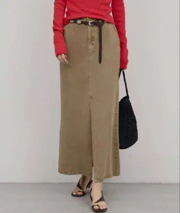 [ 새상품급 ] 리오셀 슬릿 스커트