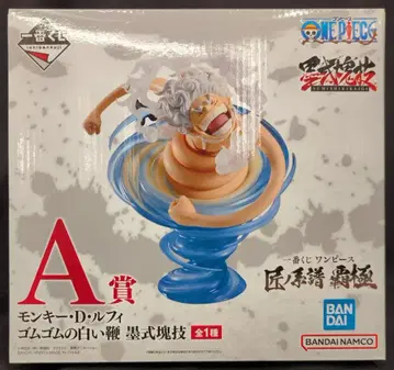 BANDAI SPIRITS 제일복권 원피스 장인의 계보 패극 A상 몽키 D 루피 고무고무의 하얀 채찍 먹칠 덩어리 기술