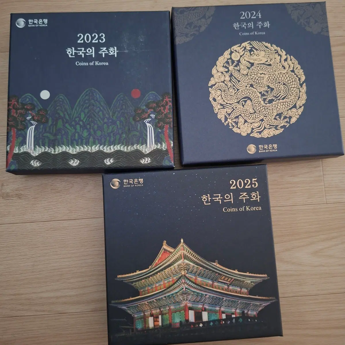 한국은행 2023 2024 2025년 주화 세트(일괄판매)